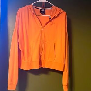 Peach zip up.